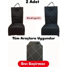 Markaflex 2 Adet Araba Oto Minderi Araba Ön Koltuk Kılıfı Eşya Düzenleyici Yastık Koltuk Koruyucu Ön Koltuk Minderi
