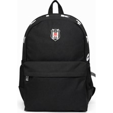 Beşiktaş Lisanslı 3 Bölmeli Sırt Çantası - Laptop Gözlü Su Itici Baskı Detaylı Okul Çantası