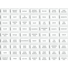 Teknocan Marketing Parti Tasarla 230 Çeşit Şeffaf Kavanoz ve Baharatlık Etiketi - Dayanıklı ve Su Geçirmez