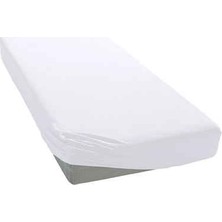 Mertim Beyaz Tek Kişilik Lastikli Penye Çarşaf 100x200 cm %100 Pamuklu Yumuşak Kumaş