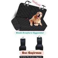 Markaflex 3 Parça Araç Oto Koltuk Koruyucu Kılıf Araba Örtü Koltuk Kılıfı Kedi Köpek Koltuk Örtüsü Universal Koltuk Kılı