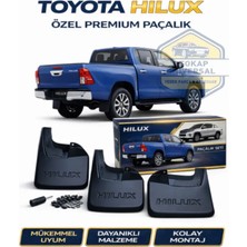 Otokap Universal Toyota Hilux Uyumlu 4’lü Paçalık Takımı Ön Arka Çamurluk Tozluk Seti