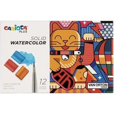 Teknocan Marketing Plus Tablet Sulu Boya 12'li (Fırçali)