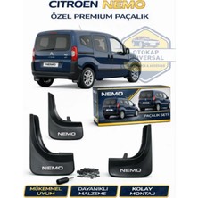 Otokap Universal Citroen Nemo Uyumlu 4’lü Paçalık Takımı Ön Arka Çamurluk Tozluk Seti