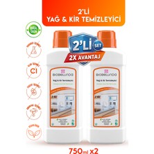 BioBellinda Doğal Konsantre Güçlü Formül Yağ & Kir Temizleyici 750 ml ( 2'li Set )