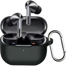 Teknocan Marketing Galaxy Buds 3-Pro-3 Fe Için Kulaklık Kılıfı Darbelere ve Çizilmeye Karşı Kasa Koruyucu Buds 3 Pro Kılıfı Tam Koruma Sağlayan Kalın Yapılı Taşıma Askılı Buds 3 Pro Koruma (Siyah)