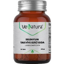 Selenyum Takviye Edici Gıda 90 Tablet VeNatura İçerikli Yetişkin Kullanımına Uygun