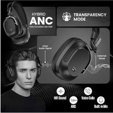 Teknocan Marketing Vox Dynamic Wave Anc Bluetooth Kulaklık (Hardcase Çanta Hediyeli)