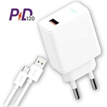 Teknocan Marketing Genax 120W Turbo Şarj Seti | Turbo Yazısı + Saniye Sayacı Destekli