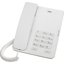 Karel TM-140 Kablolu Ekransız Krem Masaüstü Telefon