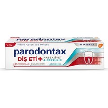 Parodontax 75 Ml Diş Eti+ Hassasiyet Ve Ferahlık Diş Macunu Beyazlatma Özelliğiyle Ağız Kokusunu Önler