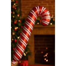 Teknocan Marketing Yılbaşı Ağacı Süsü Şekerleri Yılbaşı Temalı Hediyeler Folyo Balonu 1 Adet 84-39 cm