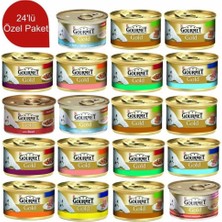 Gourmet Gold Kıyılmış Tavuklu 85 gr 24 Premium Kalite Kedi Maması Lezzetli Kıyılmış Et