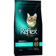 Reflex Plus Somonlu Sterilised Kedi Maması 1,5 kg Süper Premium Kalite