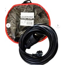 Kl Home 10METRE  Tek Priz 3x2,5 mm Elektrik Ara Kablo Çantalı Uzatma Ara Kablo