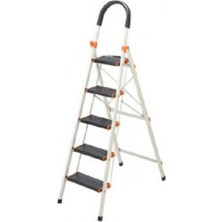 Devecioğlu Gold Life 5 Basamaklı Plastik Merdiven - Kaymaz Basamaklar ve Ergonomik Yapı
