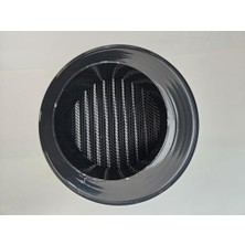 Teknocan Marketing Mutfak Aspiratörü Çıkış Menfezi, Duvar Tipi (Gri, 100 Mm)