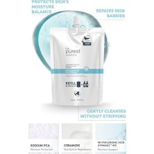 Teknocan Marketing The Purest Solutions Nemlendirici ve Bariyer Onarıcı Kuru Karma Ciltler Temizleme Jeli Ekolojik Yedek Paket 400 ml