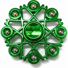 Akar Metal Stres Çarkı Yeşil (Fidget Spinner) Dikkat Artırıcı & Rahatlatıcı Oyuncak