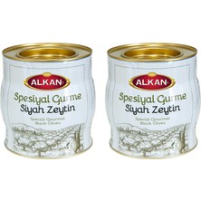 Alkan Spesiyal Gurme Siyah Gemlik Zeytini 2'li 4 kg