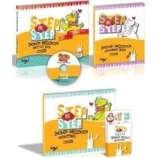 Teknocan Marketing Step By Step Prescholl Book+Coloring Books+Flashcards+Cd