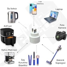 Teknocan Marketing I Tipi Fiş Dönüştürücü – Çin Avustralya Yeni Zellanda Fişi Türk Prizine Çevirici Seyahat Adaptörü