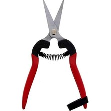 Teknocan Marketing 12090A-B Çiçek/meyve Makası (Düz Bıçak), 15MM Dal Kesme Çapı