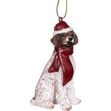 Teknocan Marketing Christmas Ornaments - Xmas Pointer Yazlık Köpek Süsü