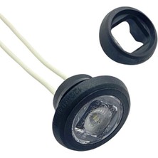 Frıstom 12V-24V Göz-Ayna Altı-Gündüz Sürüş Lambası LED Beyaz (Çap:20 Mm) E9