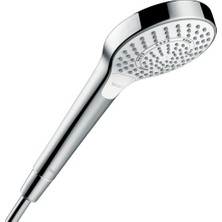 Teknocan Marketing Croma Select S Düşük Akışlı 4 Inç El Duş Başlığı Modern 3 Softrain, Intenserain, Titreşimli Masaj 04724400