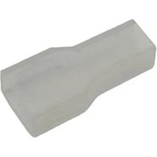 FİŞ KILIFI PVC STANDART 6.3 MM (BEYAZ)