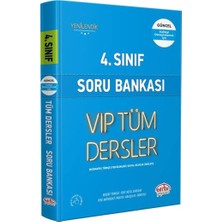 Teknocan Marketing Editör 4. Sınıf Vıp Tüm Dersler Soru Bankası Mavi Kitap