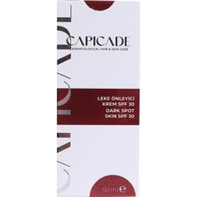 Teknocan Marketing Capicade Leke Önleyici Spf 30 Krem 50 ml