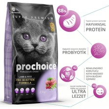 Pro Choice Pro 38 Kitten Kuzu Etli Yavru Kedi Maması 2 kg