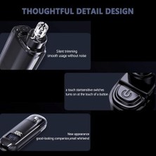 Teknocan Marketing Jouis Burun Kıl Tüy Makinası,erkekler Için Elektronik Burun Kılı Trimmer,dijital Ekranlı Herkes Için Kullanım Aksesuar Seti Tıraş Aparatı Sarj Göstergeli