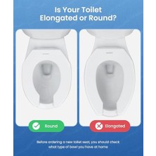 Teknocan Marketing Ticari Uzatılmış Beyaz Klozet Kapağı Ön Açık, Ağır Hizmet 550 Lbs'ye Kadar, Kavrama Sıkı Tamponlar, Sessiz Kapanan Koltuk, Kolay Temizlik Için Hızlı Takma Donanımı