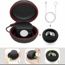 Teknocan Marketing ve Airpods Için Sert Taşıma Kılıfı Uyumlu Seyahat Tipi Koruyucu Çanta Kablo Düzenleyicili – Airpods 1 2 3 ve Tüm Modelleri Siyah