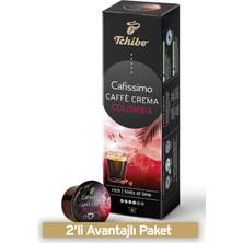 Tchibo Cafissimo Caffè Crema Colombia 2X10  Adet Kapsül Kahve Hafif Limon Aromalı Uyumlu