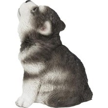 Teknocan Marketing Hi Ltd Uluyan Alaskan Malamute Yavru Köpek Heykeli Heykelcik