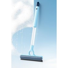 Teknocan Marketing 4 In 1 Spreyli Cam Temizleyici Çekçek ve Fırça Aparatı Su Hazneli Pratik Camsil Çok Fonksiyonlu Pencere Banyo Ayna Temizlik Aracı