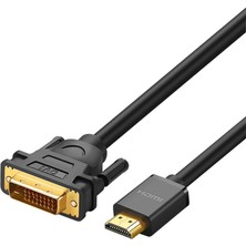 UGREEN HDMI to DVI 1080P Çift Yönlü Görüntü Aktarma Kablosu, 2 Metre, 10135