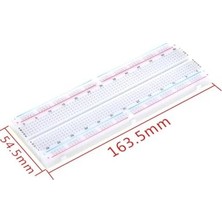 Teknocan Marketing Büyük, Deney Boardu, Elektronik Deney Tahtası, 16.5 x 5.4 x 0.9 Cm,