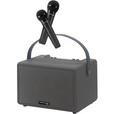 Paradise Sda  F31 50W Sürücülü 2 Adet Mikrofonlu Bt 5.2 Kablosuz Hoparlör - Siyah 4523