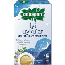 Doğadan Iyi Uykular Bitki Çayı 1 Paket Doğal ve Katkısız Melisa ile Fesleğen Karışımı