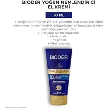 Teknocan Marketing Bioder Yoğun Nemlendirici El Bakım Kremi 50 ml – Hyalüronik Asit ve B5 Vitamini Içerikli, Hızlı Emilen Nemlendirici