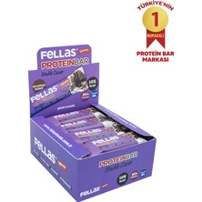 Fellas Protein Bar Duble Kakaolu 32 gr x 12 Adet Yüksek Proteinli Şeker İlavesiz Sağlıklı Atıştırmalık