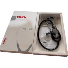 Erka Çift Taraflı Tanburlu Steteskop Finesse Black Made In Germany