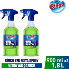 Bingo Tek Fısta Ultra Güçlü Yağ Çözücü Sprey 900 ml X 2