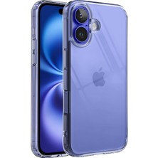 Teknocan Marketing 16 ile Uyumlu Cyrstal Clear Şeffaf Silikon Kılıf Arkası Sert Polikarbonat Kenarları Yumuşak Tpu Silikon Premium Ultra Şeffaf Kılıf Kapak (Cyrstal Clear, 16)
