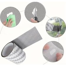 Teknocan Marketing Güçlü Yapışkanlı Pencere Tamir Bandı, Böcek Önleyici Yama Bandı 2 mt x 5 cm
